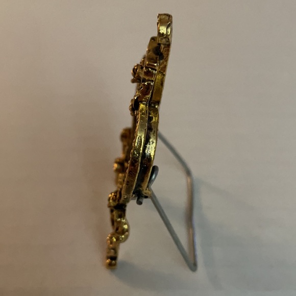 Vintage small heart picture frame with stand - Picture 3 of 3